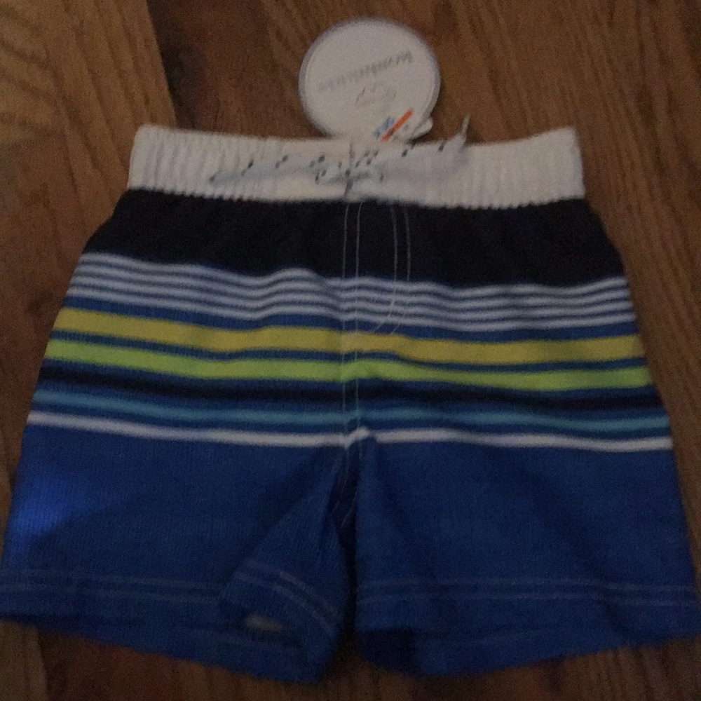 Boys 9-12 months swim trunks.